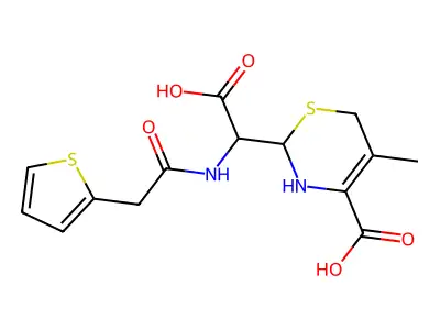 HYDROLYZED CEPHALOTHIN structure