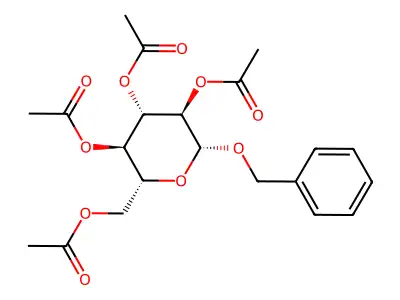 Benzyl 2,3,4,6-Tetra-O-acetyl-beta-D-Glucopyranoside structure