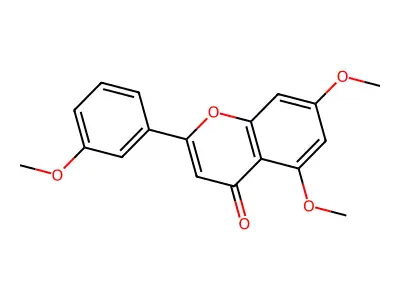 3,6,2',3'-Tetramethoxyflavone structure