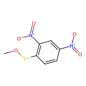1-Methoxysulfanyl-2,4-dinitrobenzene structure