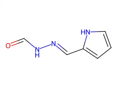 1H-Pyrrole-2-carboxaldehyde, 2-formylhydrazone structure