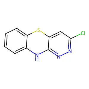 3-chloro-10H-pyridazino[4,3-b][1,4]benzothiazine structure