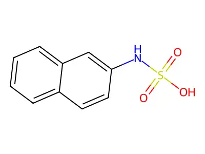 2-Naphthylsulfamic acid structure