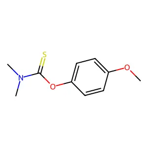 O-(4-Methoxyphenyl) dimethylcarbamothioate structure