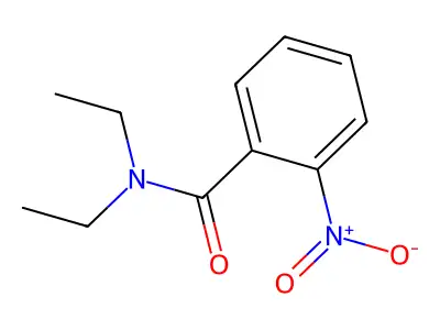 N,N-diethyl-2-nitrobenzamide structure
