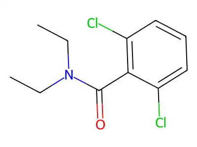 Benzamide, 2,6-dichloro-N,N-diethyl- structure