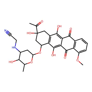 N-(Cyanomethyl)daunorubicin structure