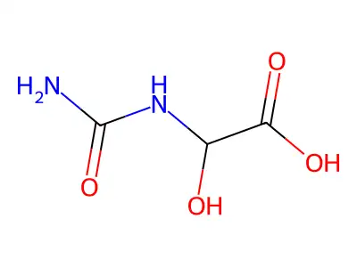 脲基乙醇酸 structure