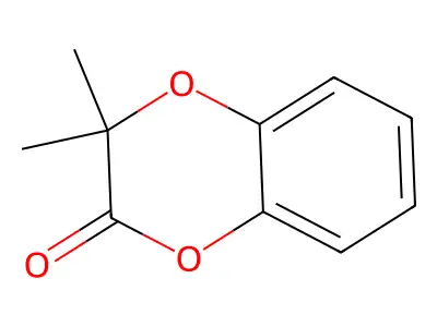 3,3-Dimethyl-2,3-dihydro-1,4-benzodioxin-2-one structure