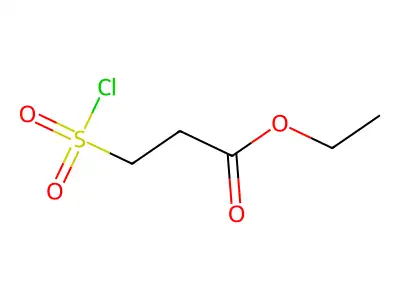 Ethyl 3-(chlorosulfonyl)propanoate structure