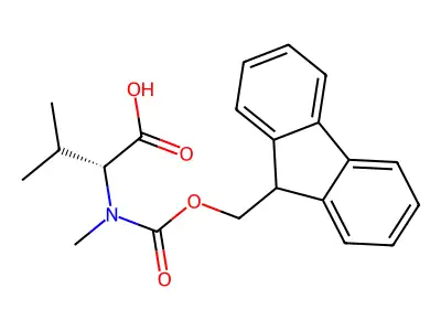 2-{[(9H-fluoren-9-ylmethoxy)carbonyl](methyl)amino}propanoic acid structure