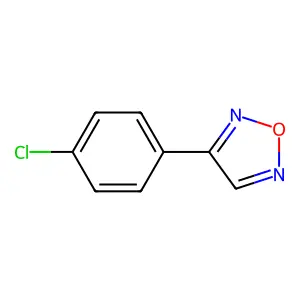 3-(4-Chlorophenyl)-1,2,5-oxadiazole structure