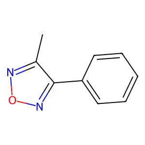 3-Methyl-4-phenylfurazan structure