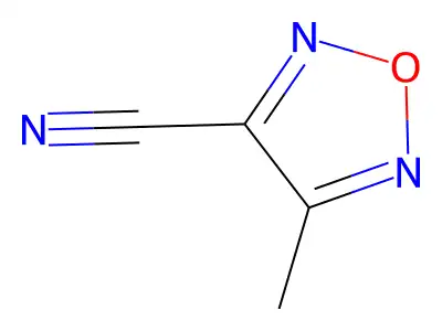 4-Methyl-1,2,5-oxadiazole-3-carbonitrile structure
