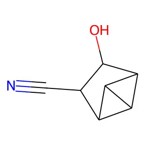 cis-4-Hydroxytricyclo[3.1.0.0(2,6)]hexane-3-carbonitrile structure