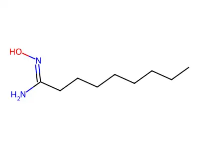N'-hydroxynonanimidamide structure