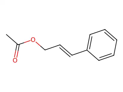 乙酸肉桂酯 structure
