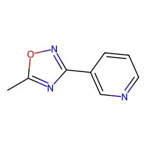 3-(5-Methyl-1,2,4-oxadiazol-3-yl)pyridine structure