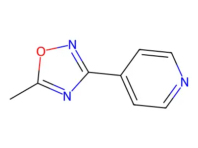 4-(5-Methyl-1,2,4-oxadiazol-3-yl)pyridine structure