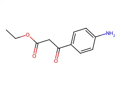 Acetic acid, (p-aminobenzoyl)-, ethyl ester (6CI,7CI) structure