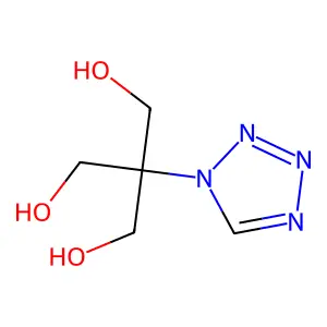 2-(Hydroxymethyl)-2-(tetrazol-1-yl)propane-1,3-diol structure
