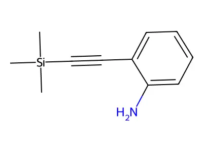 2-(2-(Trimethylsilyl)ethynyl)aniline structure