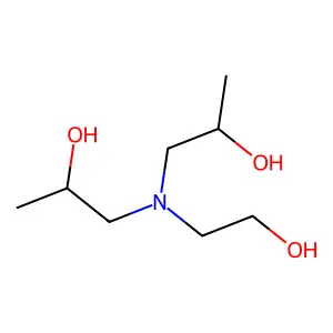 2-Propanol, 1,1'-[(2-hydroxyethyl)imino]bis- structure