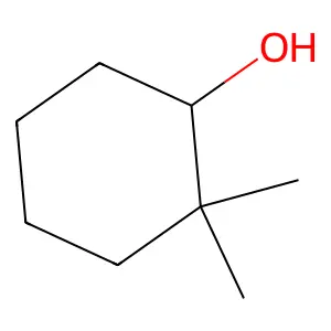 2,2-Dimethylcyclohexan-1-ol structure