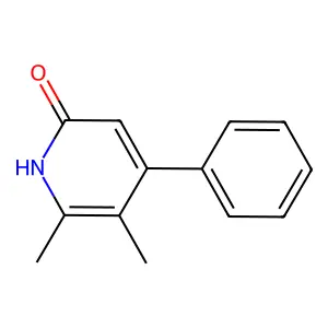 5,6-Dimethyl-4-phenyl-2-pyridone structure