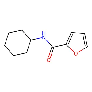 N-cyclohexylfuran-2-carboxamide structure