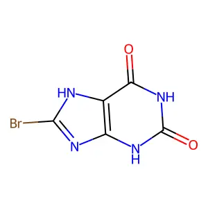 8-Bromo-3,9-dihydro-1H-purine-2,6-dione structure