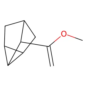 3-(1-Methoxyethenyl)tricyclo(2.2.1.0(2,6))heptane structure