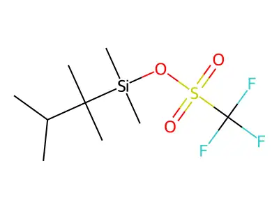 (2,3-Dimethylbutan-2-yl)dimethylsilyl trifluoromethanesulfonate structure