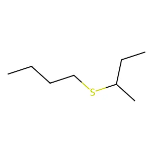 Butyl sec-butyl sulfide structure