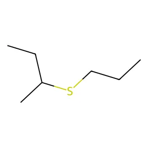 sec-Butyl propyl sulfide structure