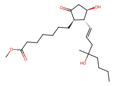 Misoprostol, 1% in cellulose structure