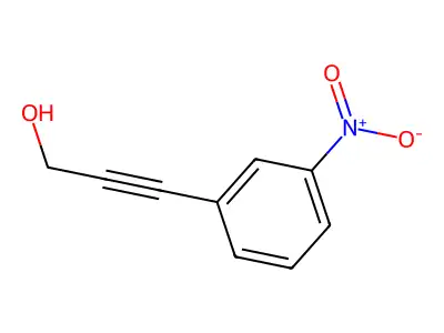3-(3-Nitrophenyl)prop-2-yn-1-ol structure