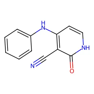 4-anilino-2-oxo-1H-pyridine-3-carbonitrile structure
