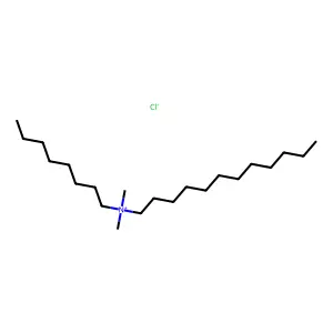 N,N-二甲基-N-辛基-1-十二烷基氯化铵 structure