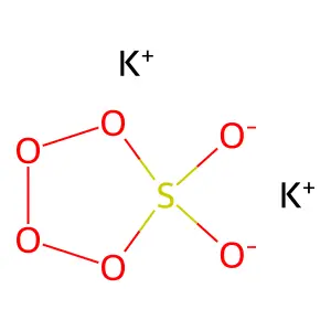 Dipotassium peroxymonosulfate structure