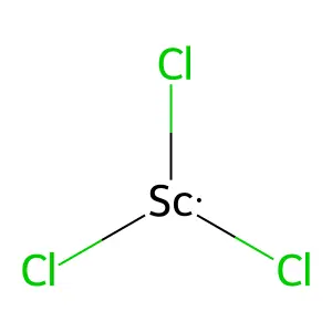 氯化钪 structure