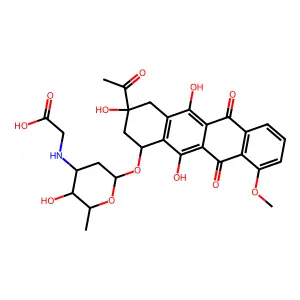 N-(Carboxymethyl)daunorubicin structure