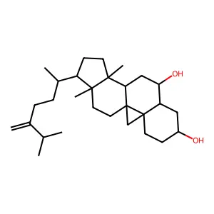 Roxburghiadiol A structure