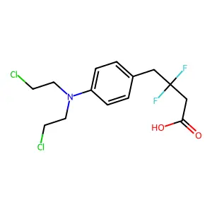 3,3-Difluorochlorambucil structure