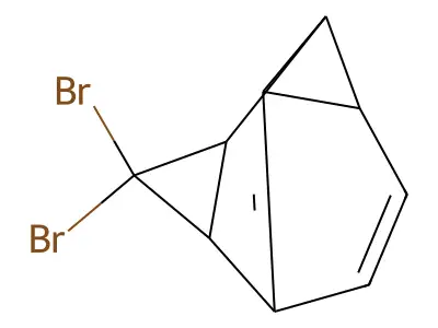 4,4-Dibromotetracyclo[4.3.2.02,9.03,5]undeca-7,10-diene structure