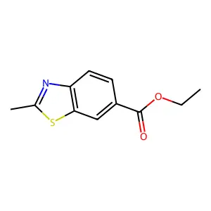 Ethyl 2-methyl-1,3-benzothiazole-6-carboxylate structure