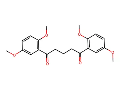 1,5-Bis(2,5-dimethoxyphenyl)pentane-1,5-dione structure