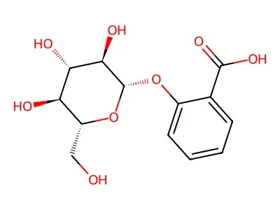 Salicylic acid glucoside structure