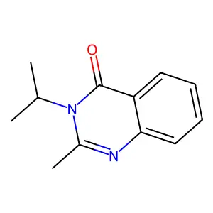 2-Methyl-3-propan-2-ylquinazolin-4-one structure