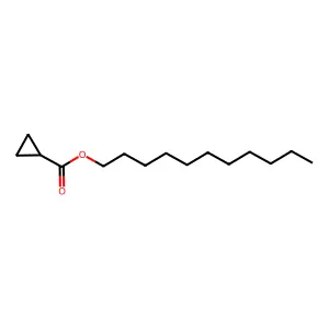 Undecyl cyclopropanecarboxylate structure